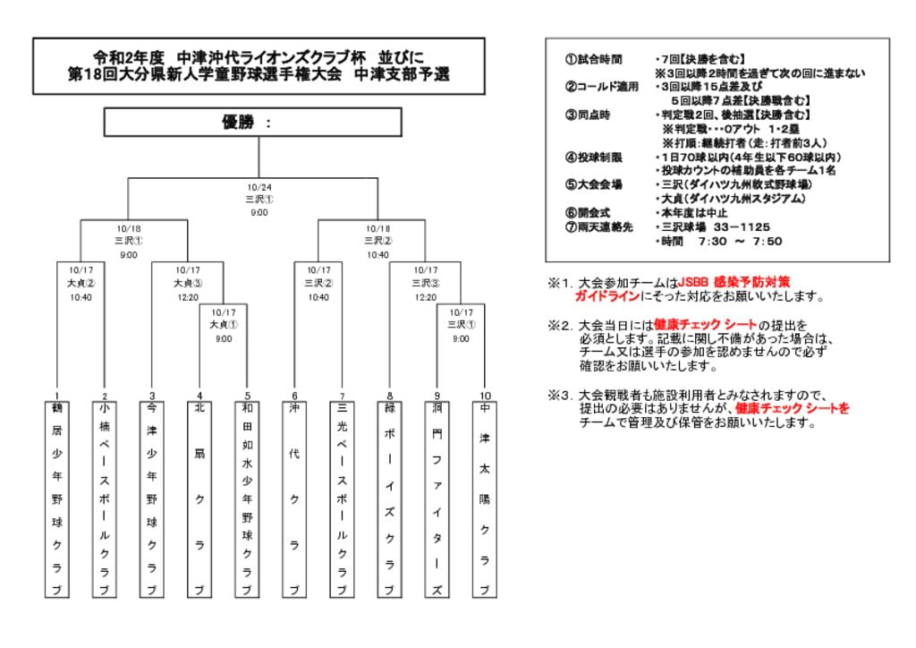 ライオンズ杯及び学童新人戦②のサムネイル